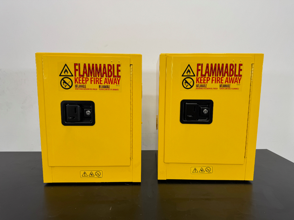 Image of Uline Flammable Liquid Storage Cabinets - Quantity 2